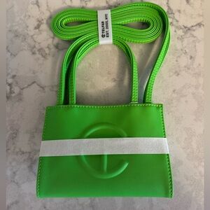 SOLD - Telfar Small Shopping Bag. NWT. Highlight Green